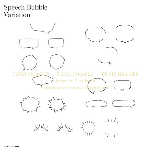 SPEECHBUBBLE - 004 - Variation - B/W